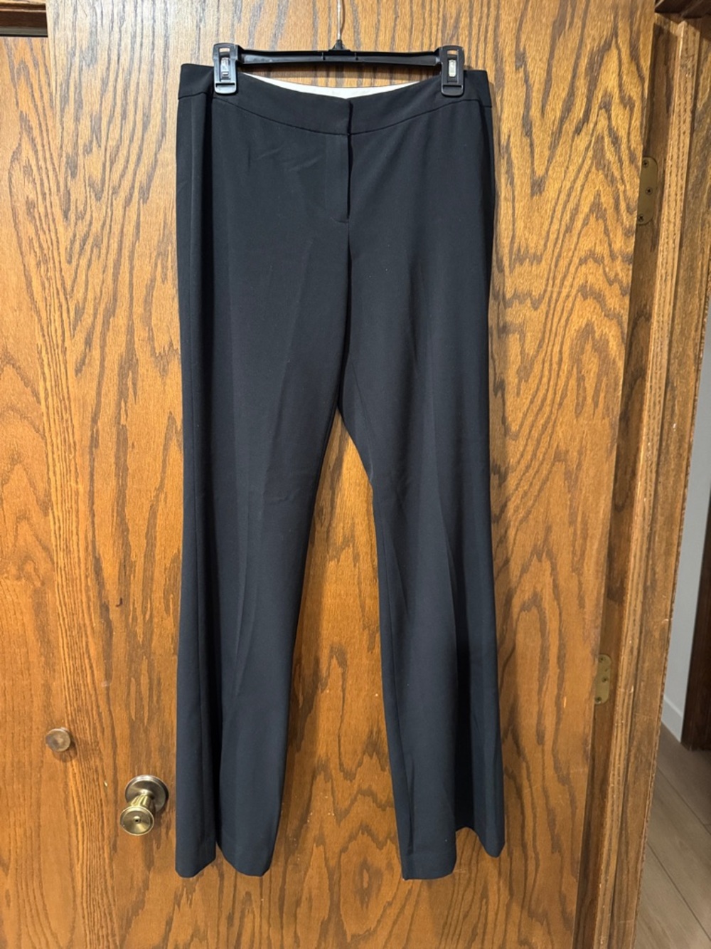 T Tahari Black Flared Dress Pants